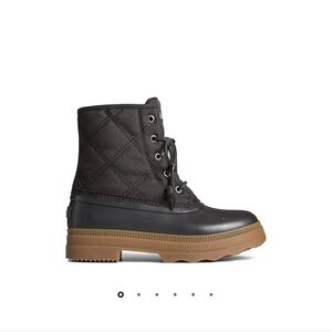 Sperry Black and Brown Winter Boots